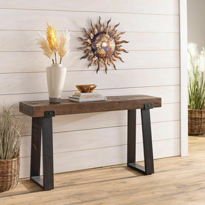 Iridescent Metal Sun Wall Art | Plow & Hearth