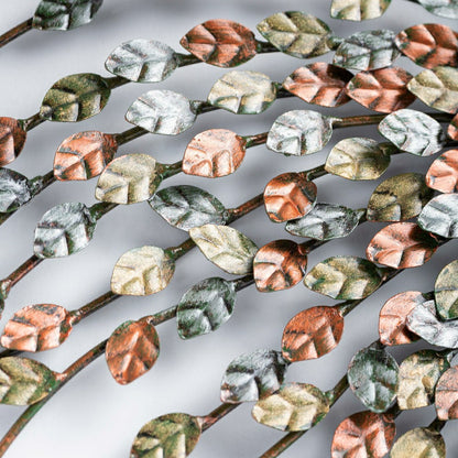Handcrafted Metal Multi-Colored Willow Branch Moon Face Wall Art | Plow & Hearth