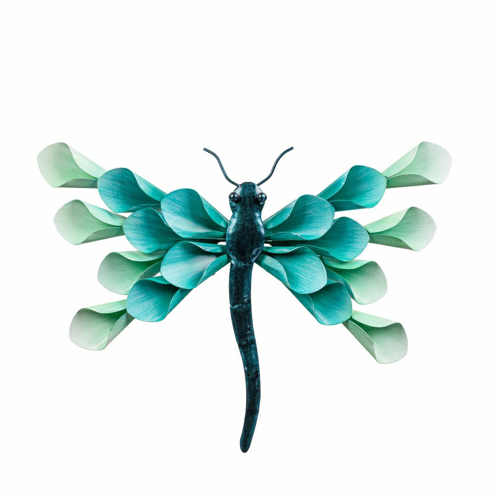 Pollinator Garden Outdoor Wall Decor, Metal, Petal Dragonfly Wall Art | Plow & Hearth