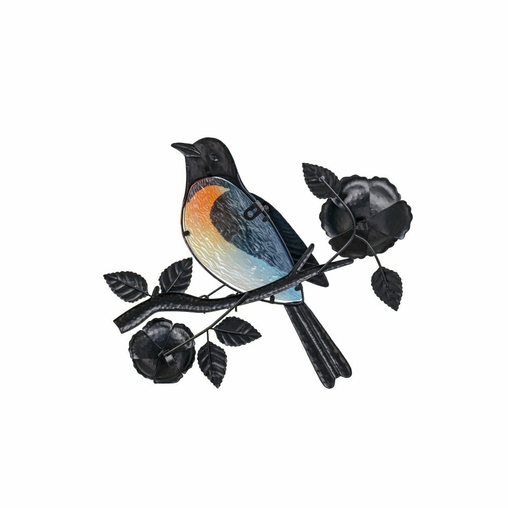 What She Shed Indoor Wall Decor, Metal & Glass, Bird on Branch Wall Ar | Plow & Hearth