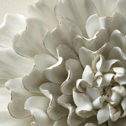 8" Ceramic Flower Wall Decor | Plow & Hearth