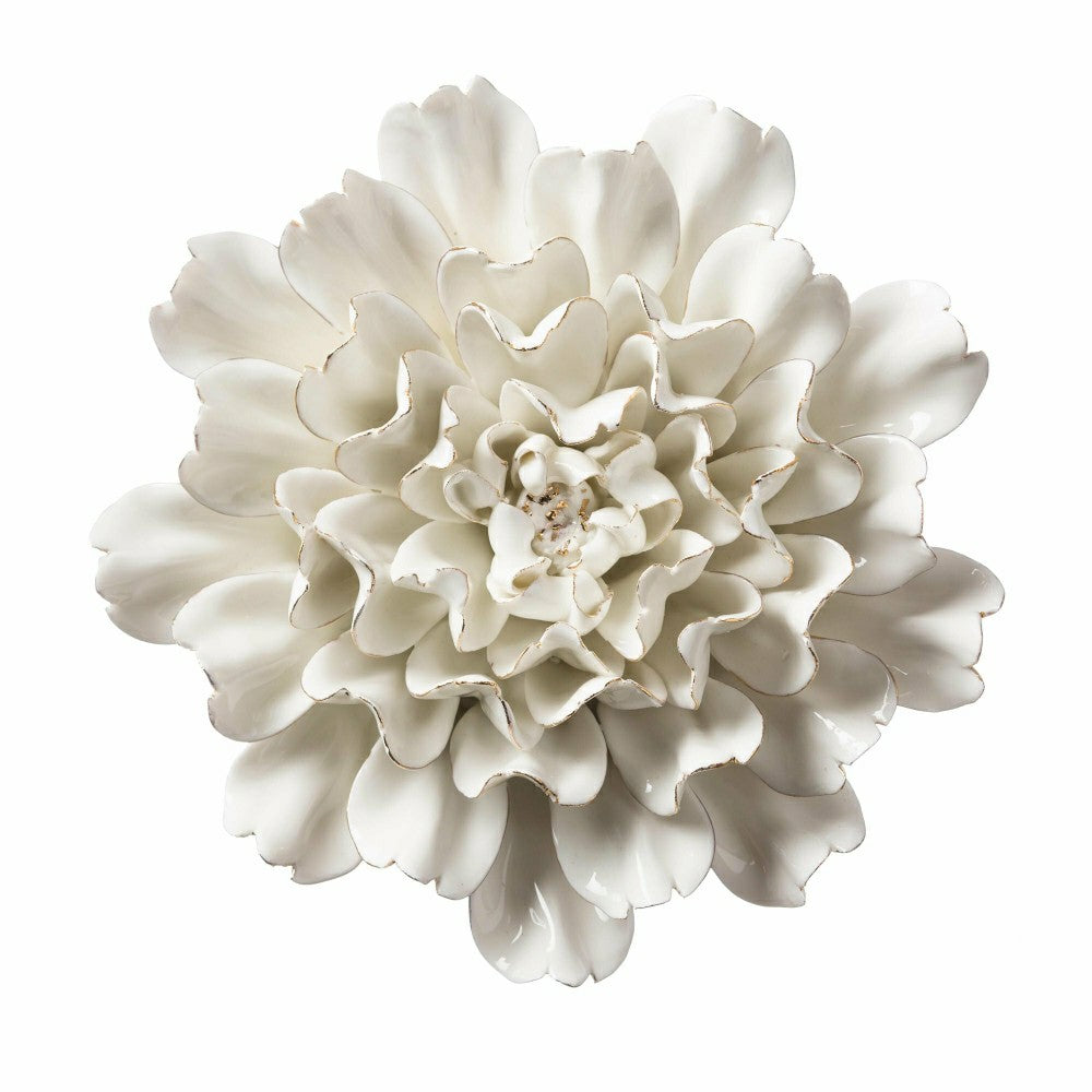 8" Ceramic Flower Wall Decor | Plow & Hearth