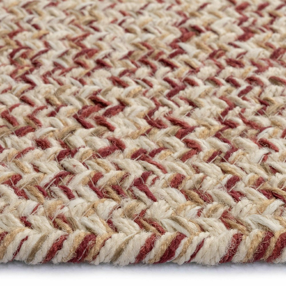 Indoor/Outdoor Oval Pine Creek Braided Polypropylene Rug, 4' x 6' | Plow & Hearth