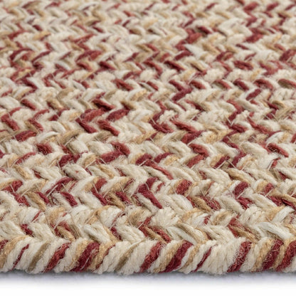 Indoor/Outdoor Oval Pine Creek Braided Polypropylene Rug, 4' x 6' | Plow & Hearth
