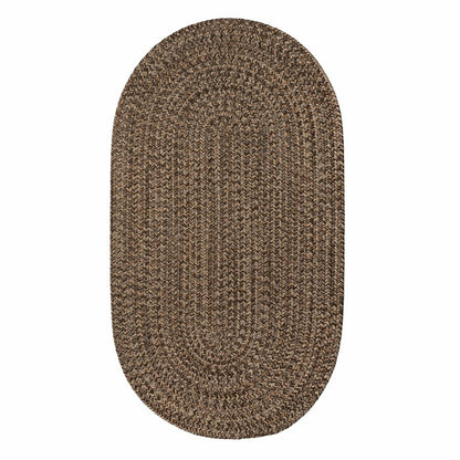Indoor/Outdoor Oval Pine Creek Braided Polypropylene Rug, 4' x 6' | Plow & Hearth
