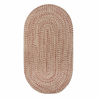 Indoor/Outdoor Oval Pine Creek Braided Polypropylene Rug, 4' x 6' | Plow & Hearth