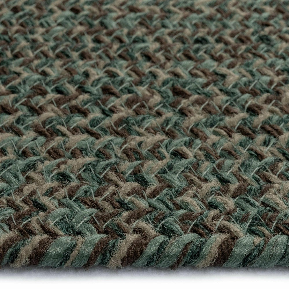 Indoor/Outdoor Oval Pine Creek Braided Polypropylene Rug, 3' x 5' | Plow & Hearth