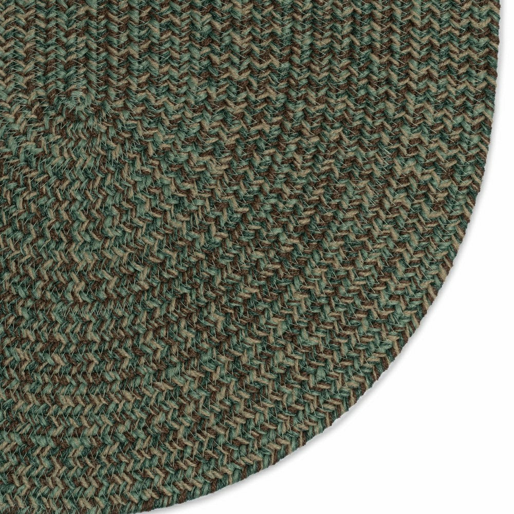 Indoor/Outdoor Oval Pine Creek Braided Polypropylene Rug, 3' x 5' | Plow & Hearth