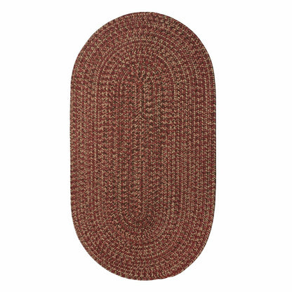Indoor/Outdoor Oval Pine Creek Braided Polypropylene Rug, 3' x 5' | Plow & Hearth