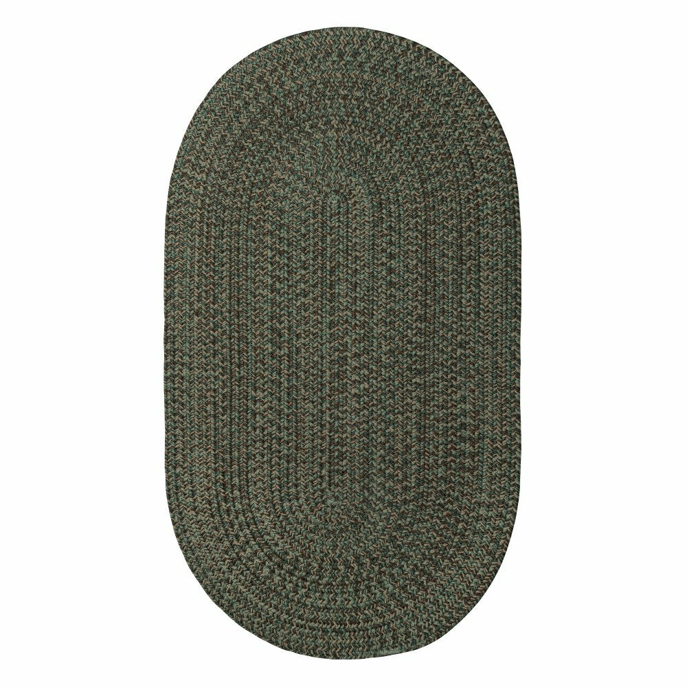 Indoor/Outdoor Oval Pine Creek Braided Polypropylene Rug, 2' x 3' | Plow & Hearth