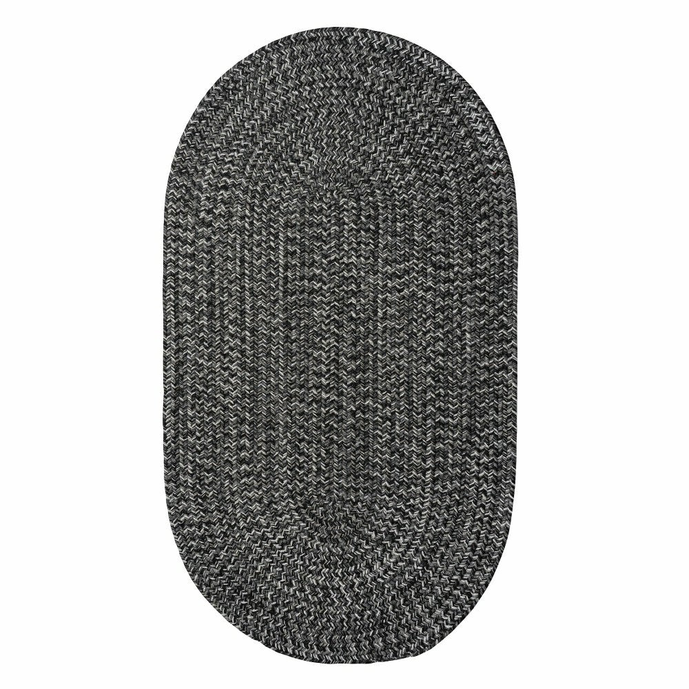 Indoor/Outdoor Oval Pine Creek Braided Polypropylene Rug, 2' x 3' | Plow & Hearth