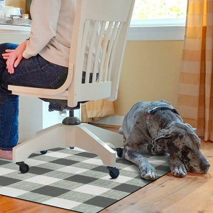 Buffalo Plaid Chair Mat | Plow & Hearth
