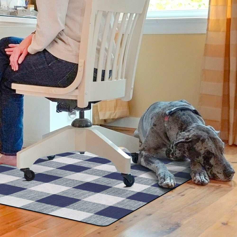 Buffalo Plaid Chair Mat | Plow & Hearth