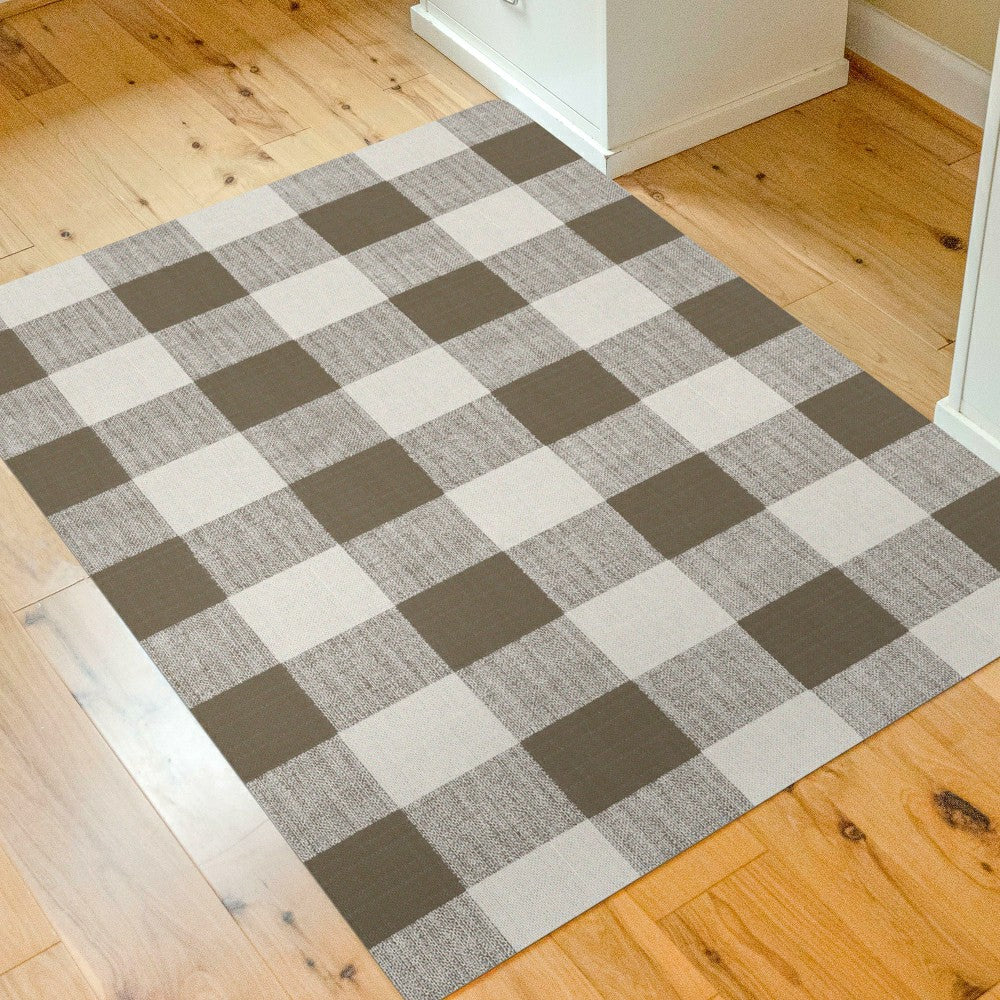 Buffalo Plaid Chair Mat | Plow & Hearth