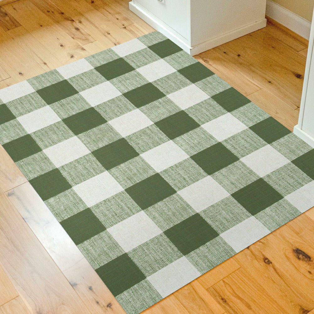 Buffalo Plaid Chair Mat | Plow & Hearth