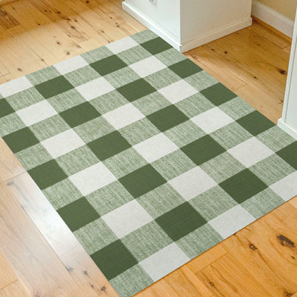 Buffalo Plaid Chair Mat | Plow & Hearth