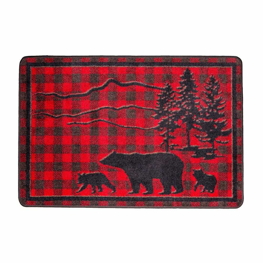 Huntington Bear Buffalo Check Rug | Plow & Hearth