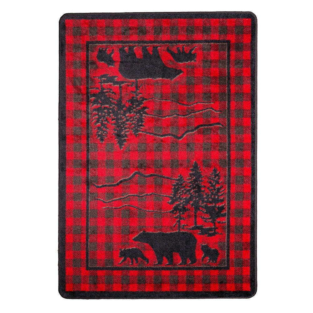 Huntington Bear Buffalo Check Rug | Plow & Hearth