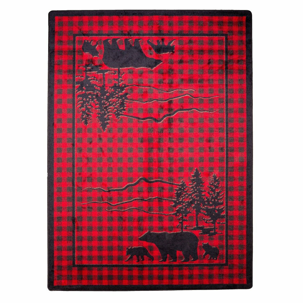 Huntington Bear Buffalo Check Rug | Plow & Hearth