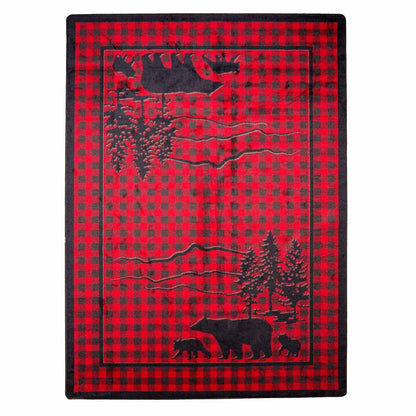 Huntington Bear Buffalo Check Rug | Plow & Hearth