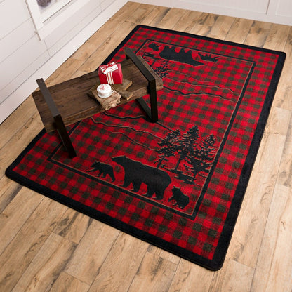 Huntington Bear Buffalo Check Rug | Plow & Hearth