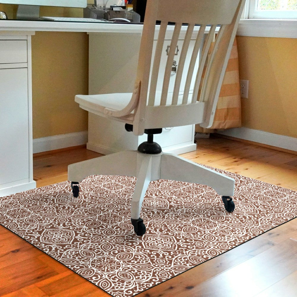 Arabesque Desk Chair Mat | Plow & Hearth