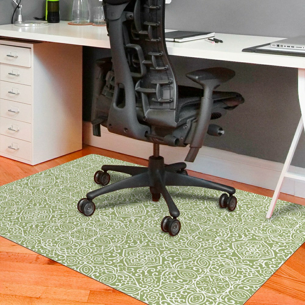 Arabesque Desk Chair Mat | Plow & Hearth
