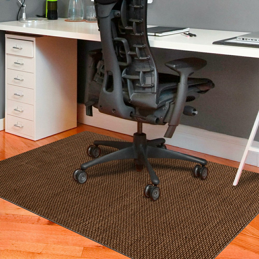 Burbury Weave Desk Chair Mat | Plow & Hearth