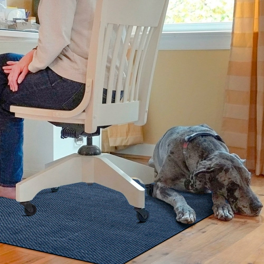 Burbury Weave Desk Chair Mat | Plow & Hearth
