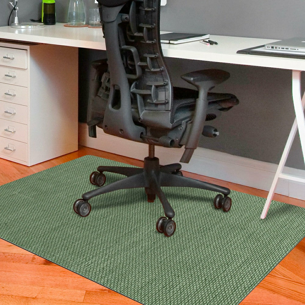Burbury Weave Desk Chair Mat | Plow & Hearth