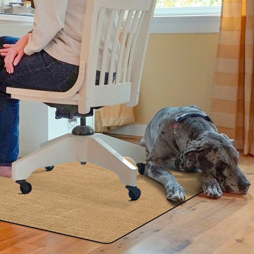 Burbury Weave Desk Chair Mat | Plow & Hearth