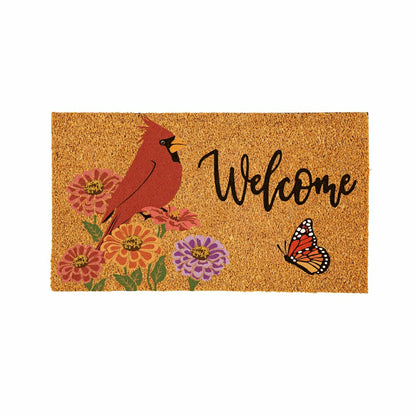 Spring Cardinal Time Coir Mat | Plow & Hearth