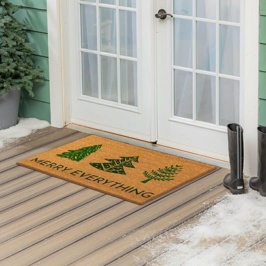 VivaStyle Coir Mat, 24"x36", Festive Foliage | Plow & Hearth