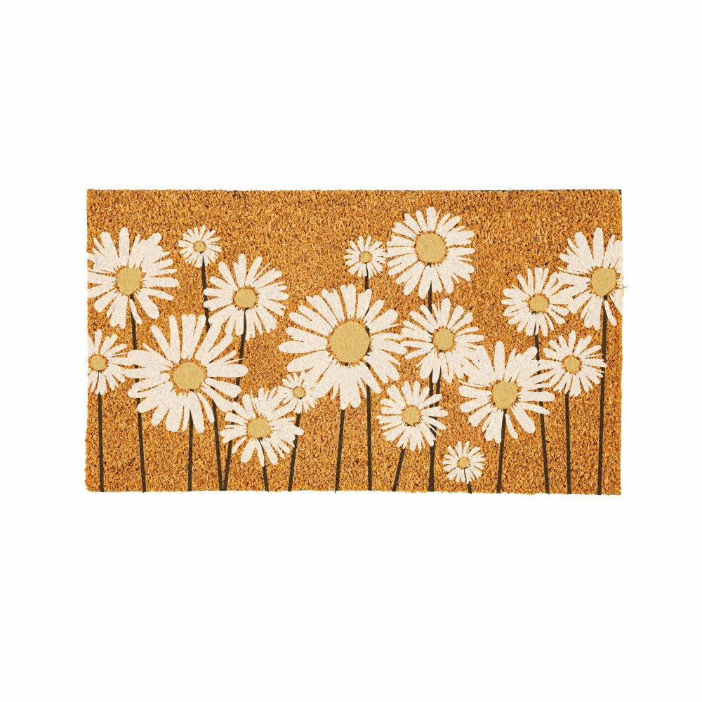 EG Studio Home Coordinates Dandelion Coir Mat, 28x16" | Plow & Hearth