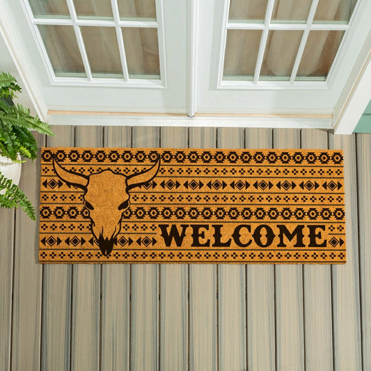 EG Studio Southwest/Texas Coir Mat,60"x24" | Plow & Hearth