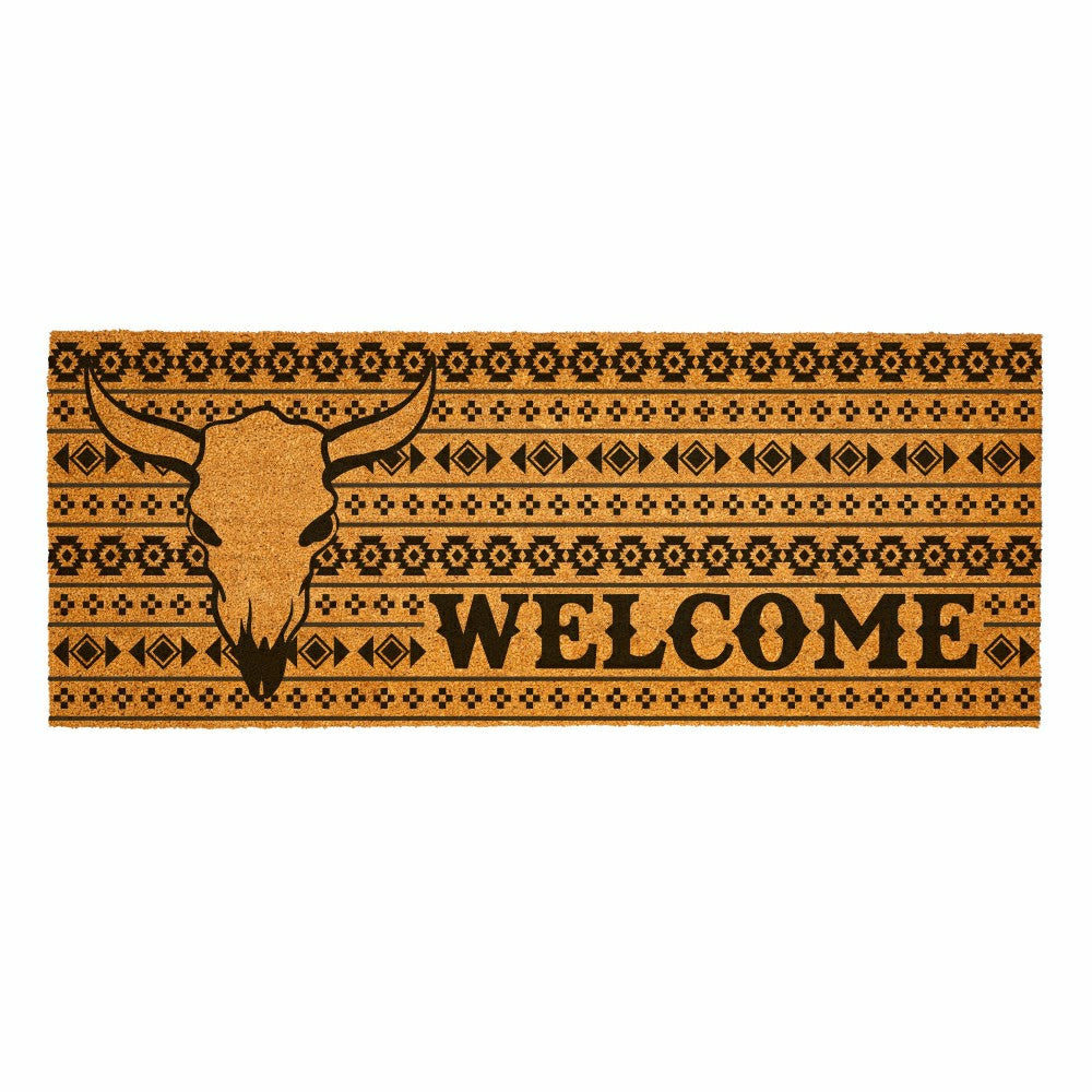 EG Studio Southwest/Texas Coir Mat,60"x24" | Plow & Hearth
