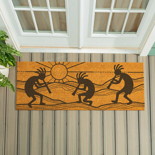 EG Studio Southwest/Texas Coir Mat,60"x24" | Plow & Hearth