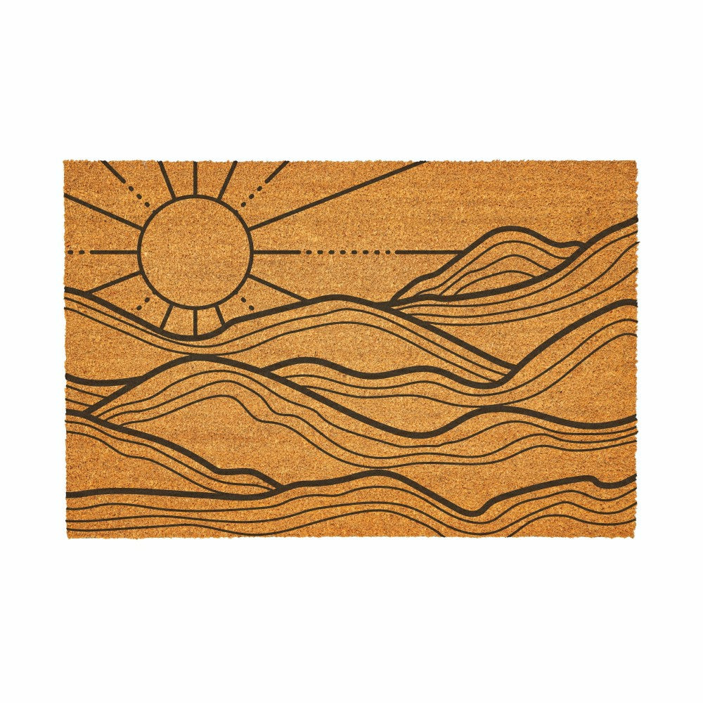 EG Studio Southwest/Texas Coir Mat,36"x24" | Plow & Hearth