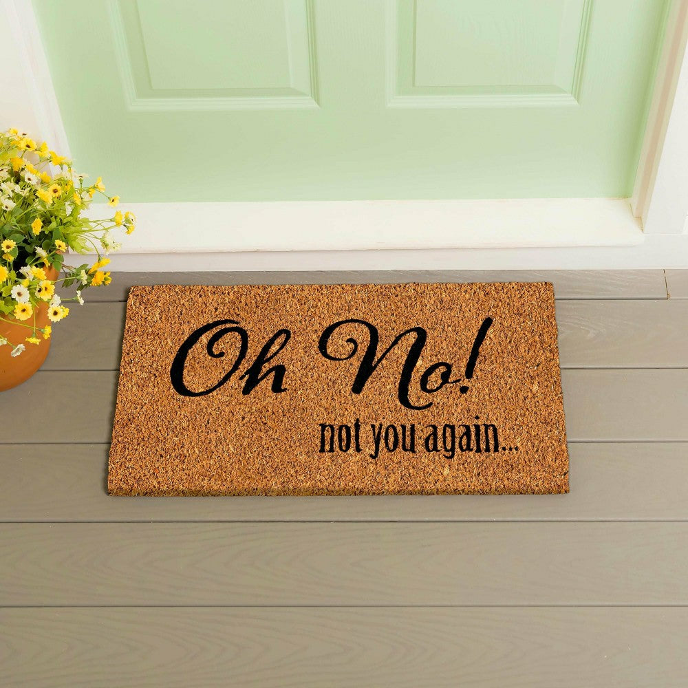 Oh No! Coir Mat | Plow & Hearth