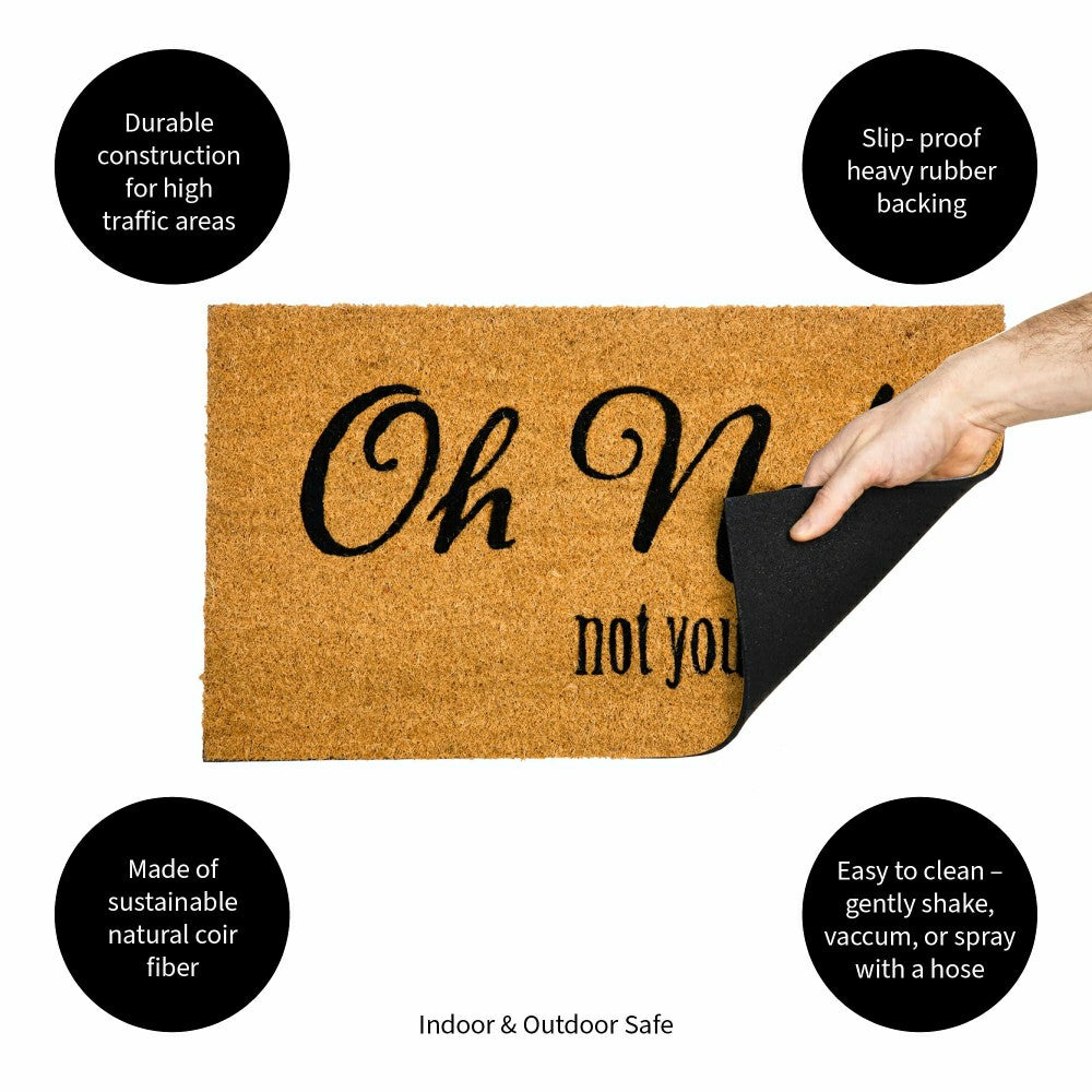 Oh No! Coir Mat | Plow & Hearth