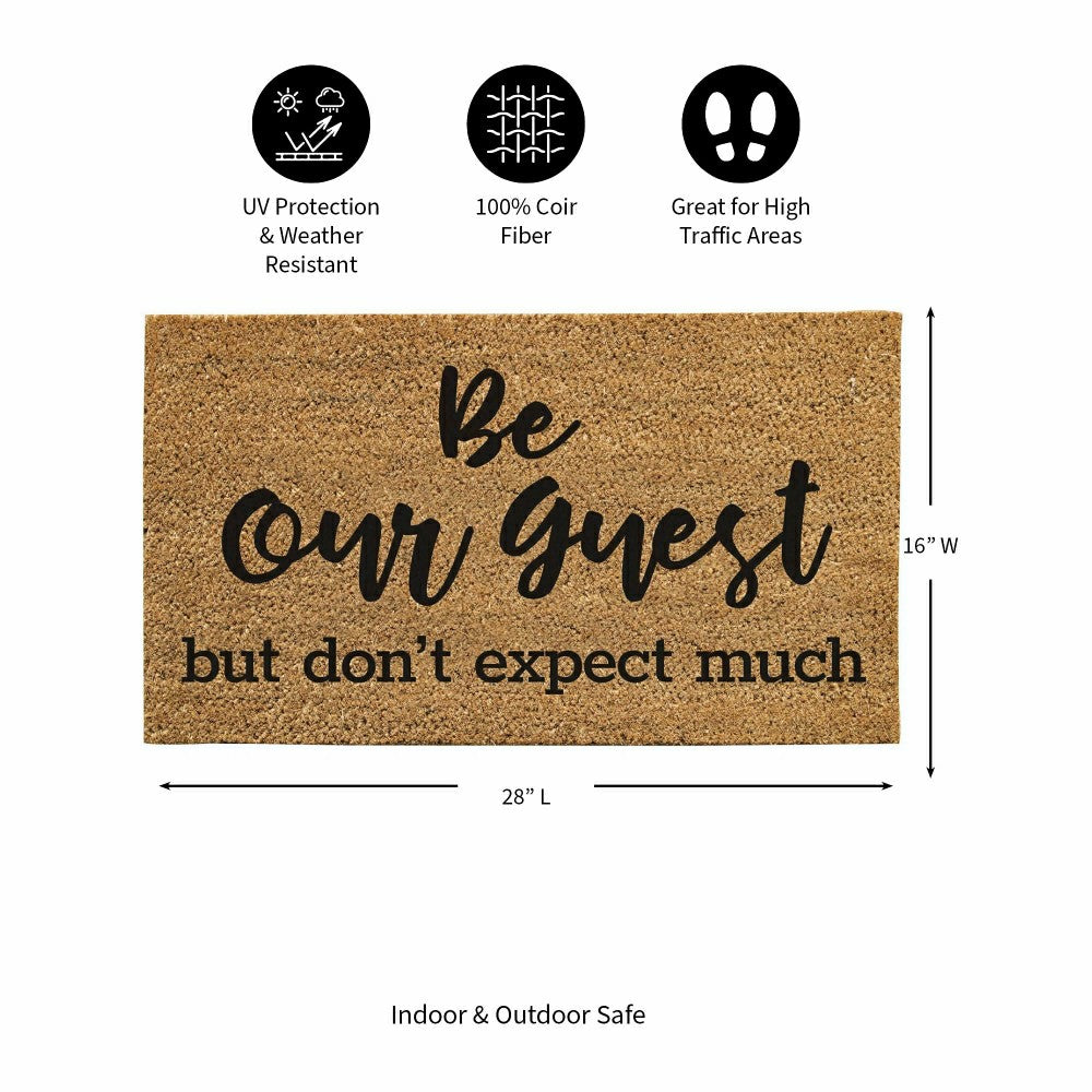Be our guest Coir Mat | Plow & Hearth