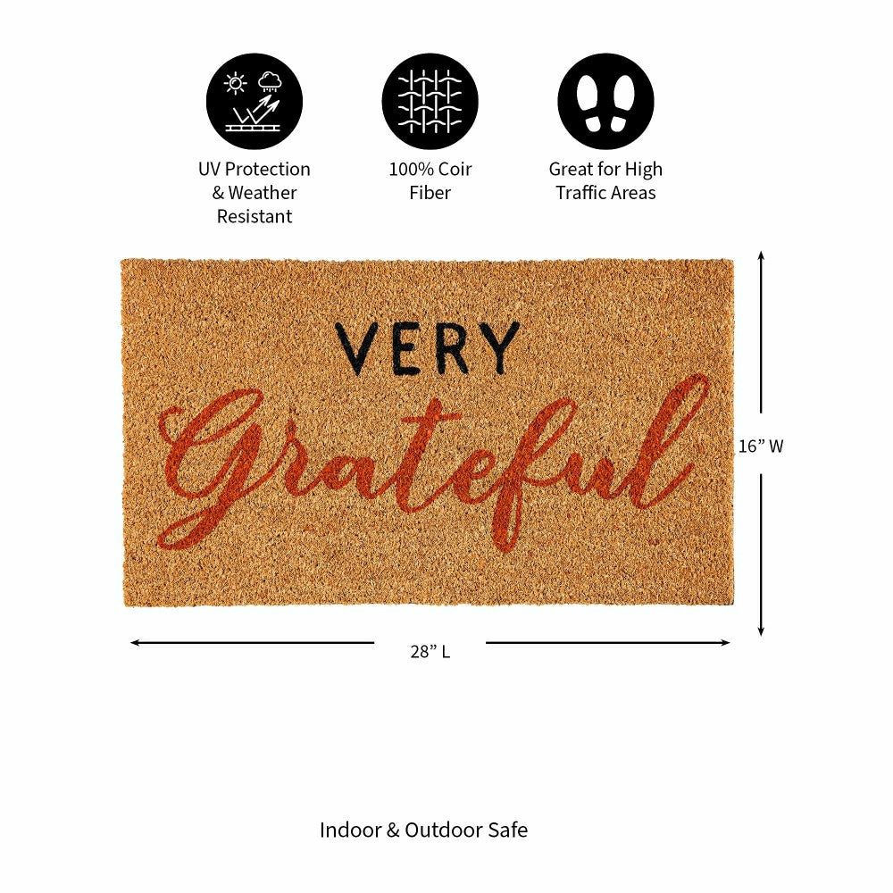 Grateful Coir Mat | Plow & Hearth