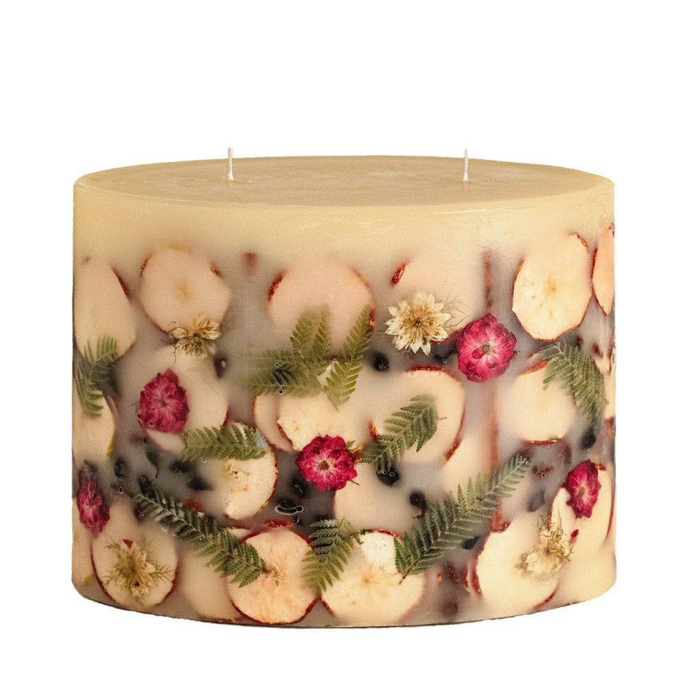 Centerpiece Botanical Candle - Spicy Apple | Plow & Hearth