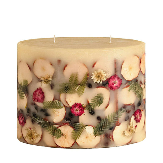 Centerpiece Botanical Candle - Spicy Apple | Plow & Hearth
