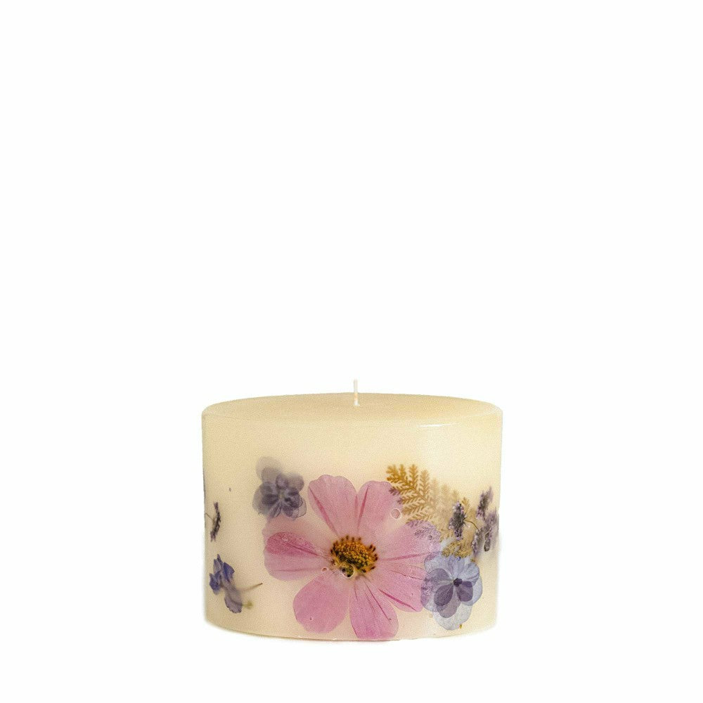 Roman Lavender Petite Oval Botanical Candle | Plow & Hearth