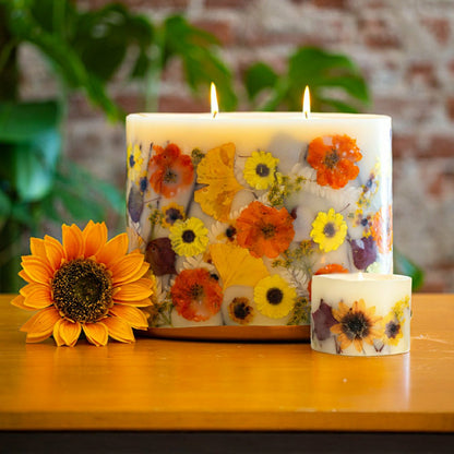 Honey Tobacco Petite Oval Botanical Candle | Plow & Hearth