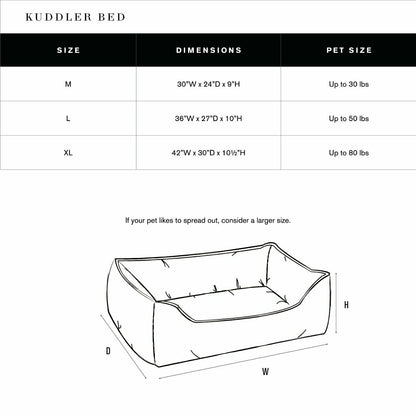 Shinola Brand Stripe Kuddle Berber Dog Bed Oatmeal | Plow & Hearth