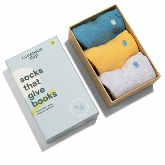 Socks that Give Books | Plow & Hearth