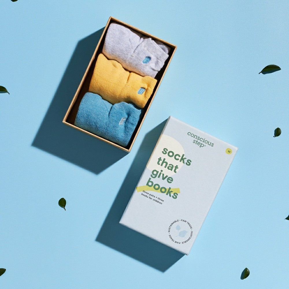 Socks that Give Books | Plow & Hearth