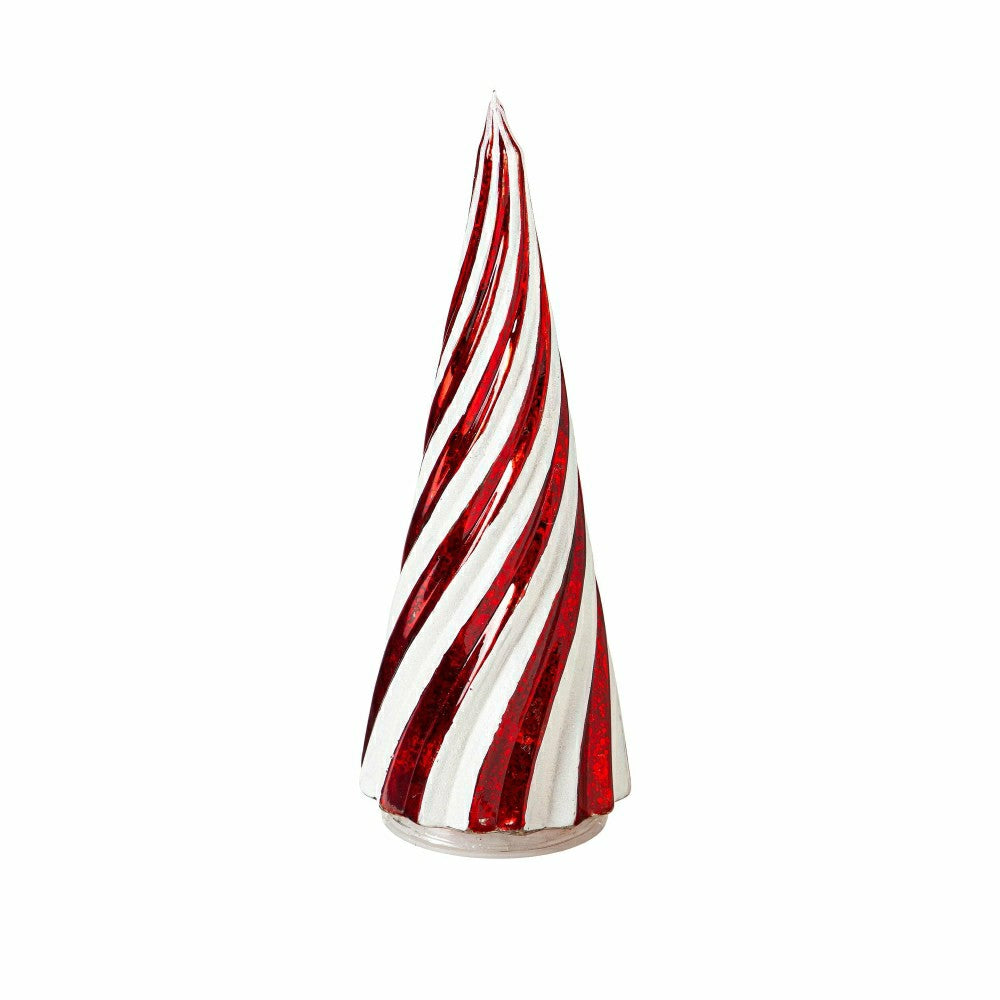 Lighted Candy Cane Striped Trees, Set of 2 | Plow & Hearth